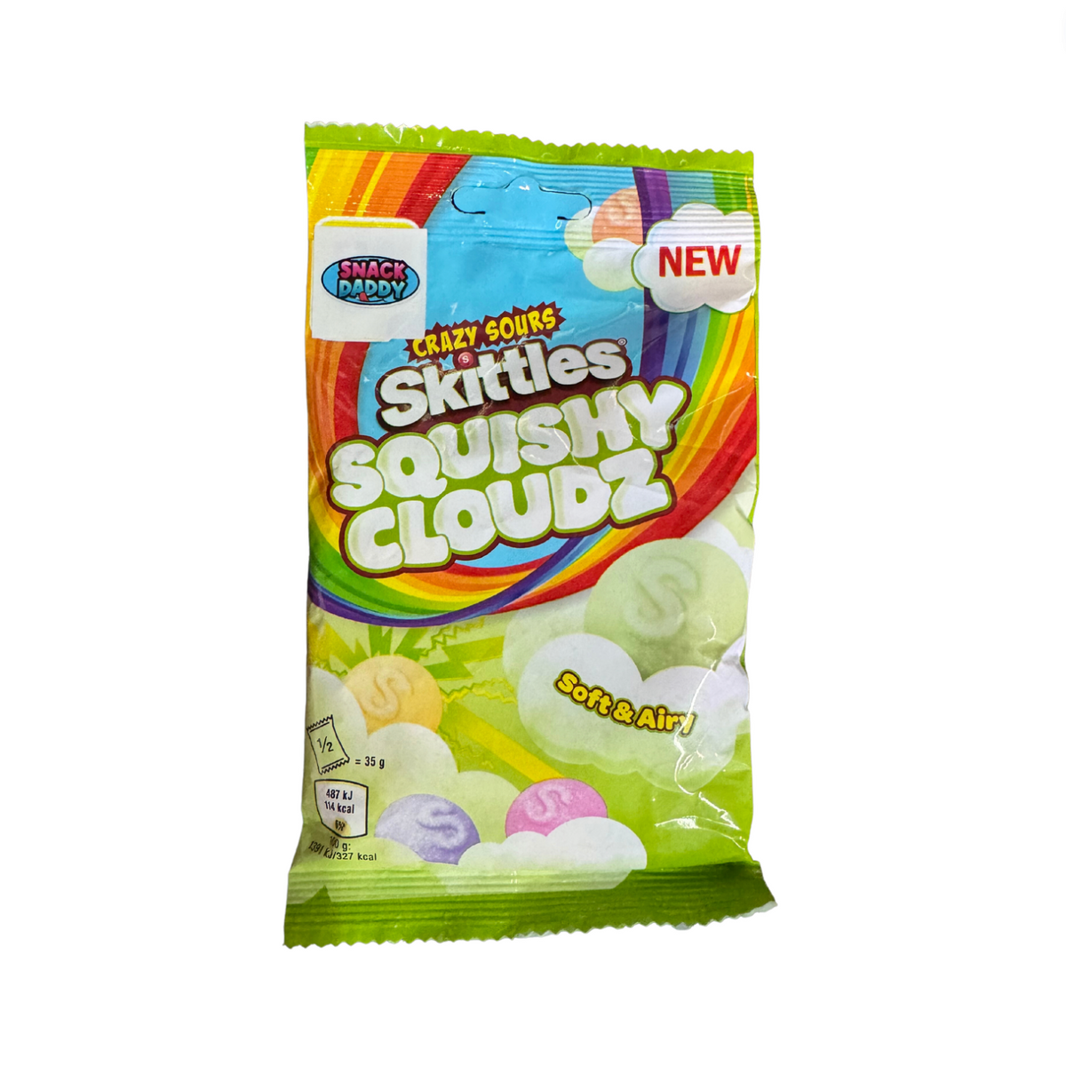 Skittles Squishy Cloudz Crazy Sours 70g (UK) – Snack Daddy